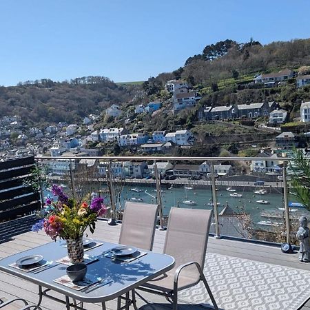 The Hillocks, Looe - Two Bedroom House With Fabulous Views Of Looe Town And Harbour Exteriör bild