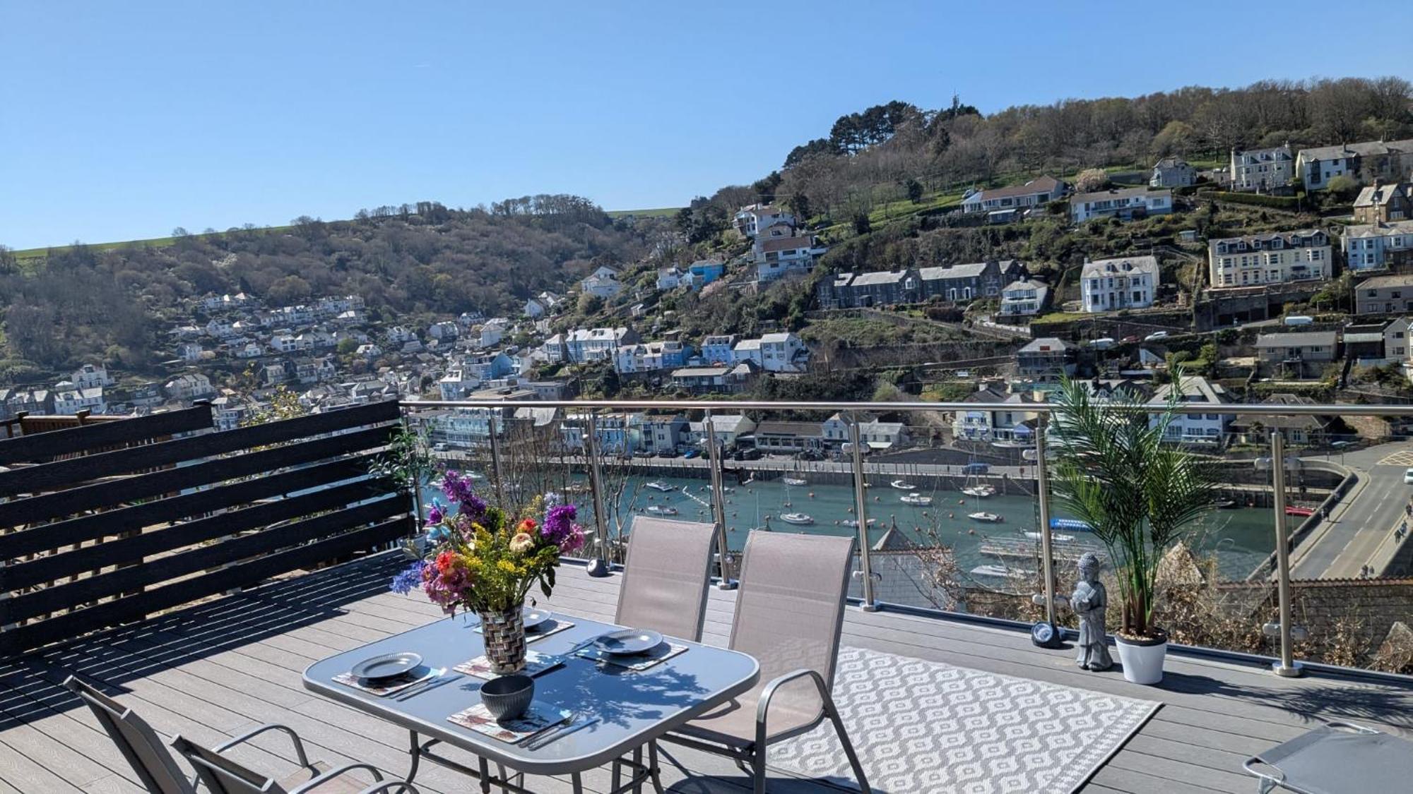 The Hillocks, Looe - Two Bedroom House With Fabulous Views Of Looe Town And Harbour Exteriör bild