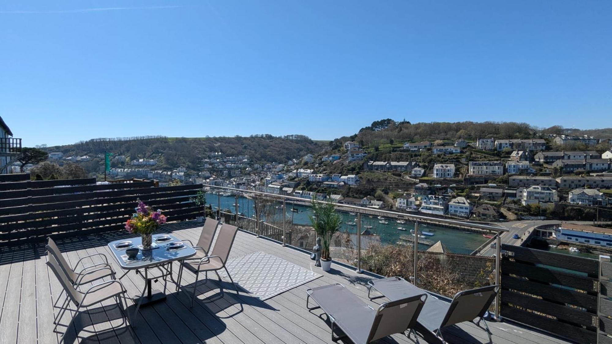The Hillocks, Looe - Two Bedroom House With Fabulous Views Of Looe Town And Harbour Exteriör bild